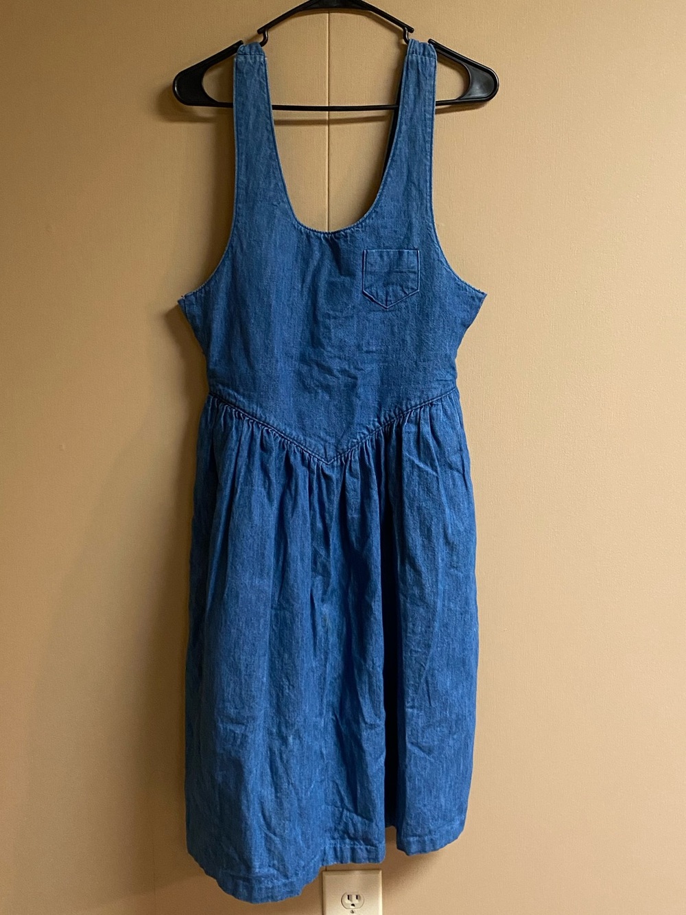 American Eagle Outfitters Blue Denim Midi Dress